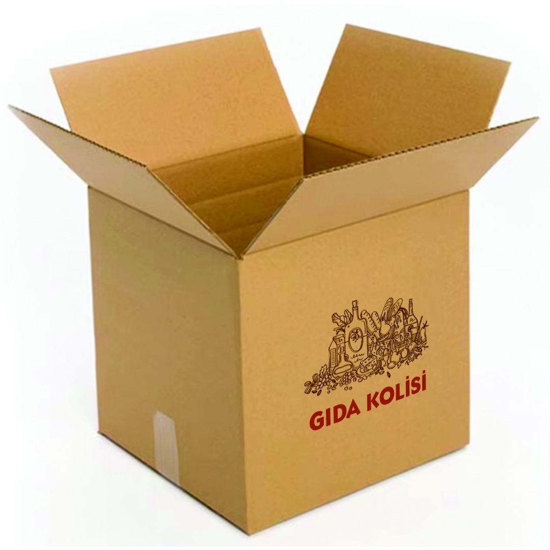 25x25x25 Çift Oluklu Gıda Kolisi