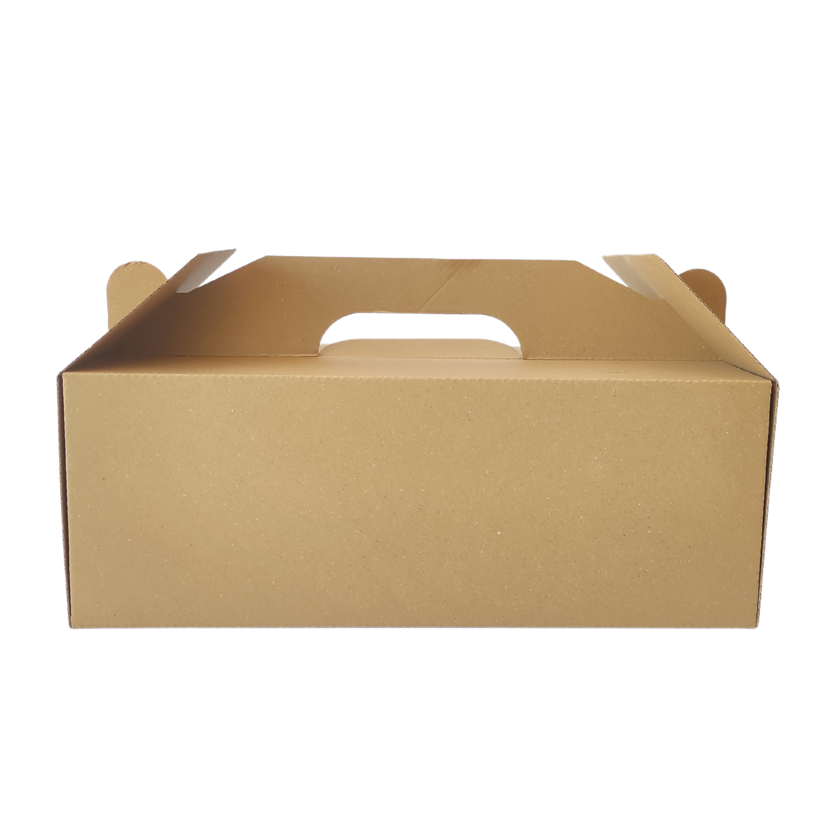 Oluklu Kraft Saplı Lahmacun Kutusu Baskılı